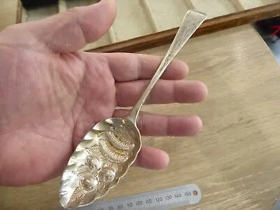 £75 • Buy Antique George III Solid Silver Berry Serving Spoon DATES C 1812