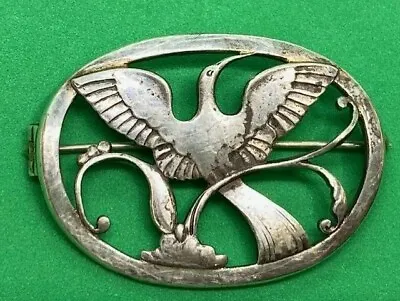 £176.25 • Buy Vintage Georg Jensen Denmark Sterling Silver 925 Bird Pin Or Brooch #238