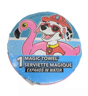 Peachtree Plaything Paw Patrol Marshall & Pink Flamingo Magic Towel Washcloth • $5.99