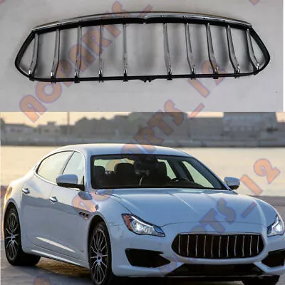 For Maserati Quattroporte 17~19s Chrome Black Front Bumper Grille （NO Emblem ） • $302.76