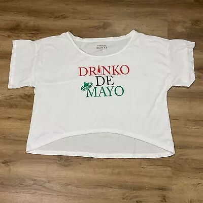 Cinco De Mayo Womens Shirt Size XL Drinko De Mayo Party Mexican Sombrero Graphic • $14.90