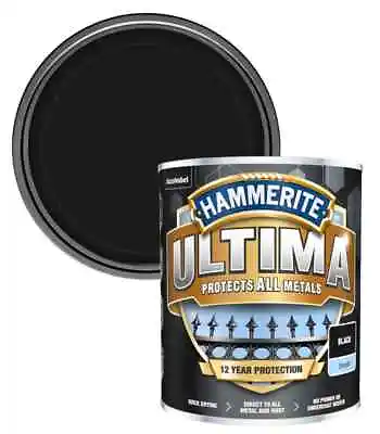 Hammerite Ultima Smooth & Matt Protects All Metal Paint - 750ml All Colours!!111 • £24.19