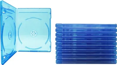 (10) Double Blu-Ray Standard Empty Replacement Boxes Cases 2 Disc 12mm #BR2R12BL • $26.99