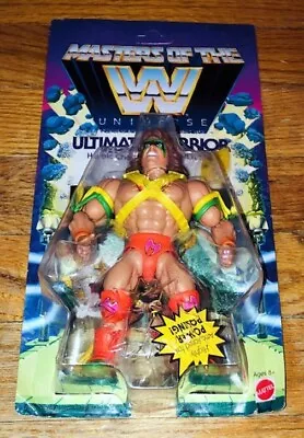 Masters Of The WWE Universe Ultimate Warrior Mattel Wave 1 Action Figure NOC New • $49.99