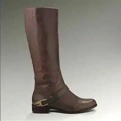 UGG Australia CHANNING II Leather Knee High Riding Boot 7 • $65