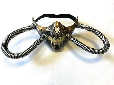 Cosplay Mad Max Mask Immortan Joe Half Face Gas Mask Adult Props Halloween Mask • £29.99