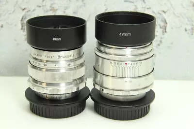 Helios 44-2 F/2/58mm MIR-1  F 2.8/37mm Grand Prix Brussels Soviet Lens +Canon EF • $500