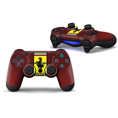 $6.95 • Buy Playstation 4 PS4 Full Controller Skin Ferrari