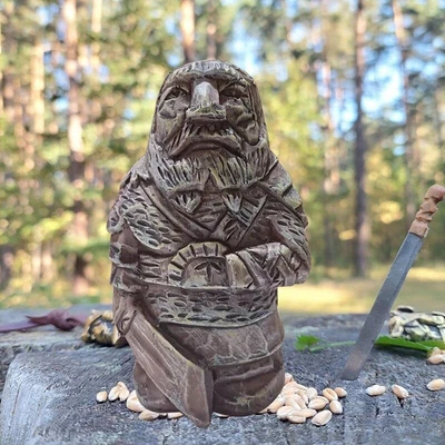 £8.99 • Buy Barbarian Viking Statue N Resin Viking Statue Figurine Pagan Resin Viking S E9I1