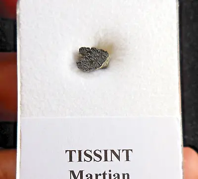 Rare .300 G - TISSINT MARS METEORITE - 2011 Witnessed Fall - Shergottite W/crust • $531.25