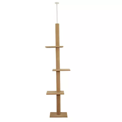 Pawz Cat Tree Tower Scratching Post Floor To Ceiling Condo Scratcher 284cm • $45.99