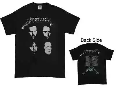 1991 Metallica Black Album Tour New Black T-Shirt Double Sided Tee • $24.99