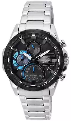 Casio Edifice Chronograph Stopwatch Analog Solar EQS-940DB-1B 100M Mens Watch • $244.44