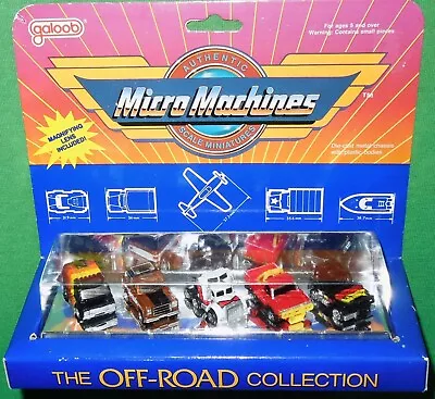 Vintage 1987 Galoob Micro Machines The Off Road Collection #6400 MOC NOS! • $49.99