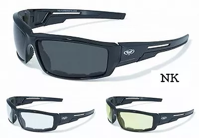 Sly Foam Padded Motorcycle Sunglasses-TRANSITION PHOTOCHROMIC LENS *Choice* • $29.98