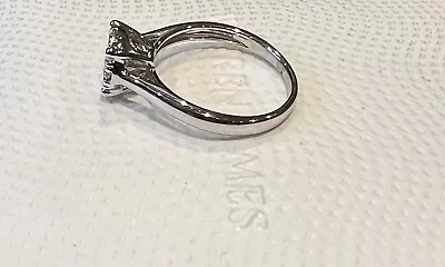 Dimond And White Gold Engagment Ring Lab/created Size M Brand New  • £25
