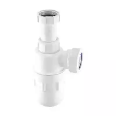 McAlpine Adjustable 1¼  White Inlet Bottle Trap | A10A • £8.99