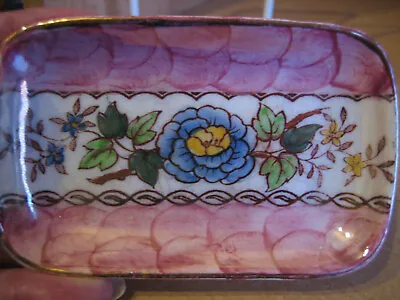 Vintage Maling Peony Rose Pin Dish • £4.95