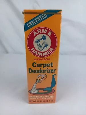 Arm And Hammer Carpet And Room Deodorizer Baking Soda Vintage New Old Stock • $24.99