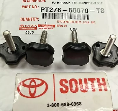 Genuine Toyota2007-2014 Fj Cruiser Roof Rack Thumbscrew Set Of 4 PT278-60070-TS • $13.29