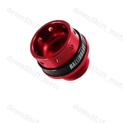 Red New Ralliart Racing Engine Oil Cap Oil Fuel Filler Cover Cap For Mitsubishi • $14.88