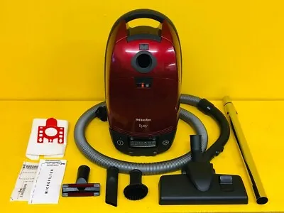 Miele Ruby Red Cylinder Bagged Vacuum Cleaner ✔ Free Delivery✔ • £99.95