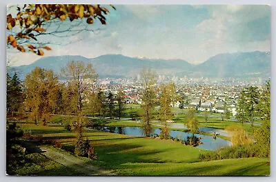 Vintage Canada Postcard Panorama From Little Mountain Vancouver B.C. • $3.99