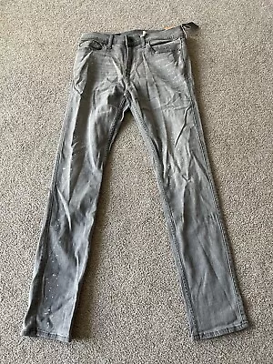 Hollister Women Grey Jeans Super Skinny 31x32 • £10