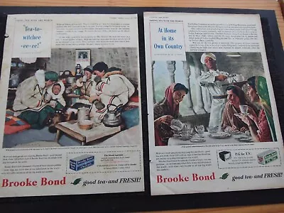 £0.99 • Buy Two Old Brooke Bond Full Page Tea Adverts