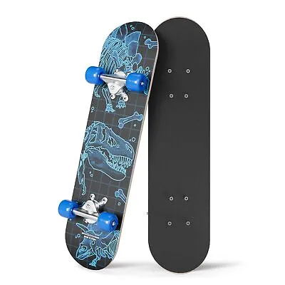 Kids Beginner Mini 24  Cruiser Skateboard With Aluminum Trucks By Rude Boyz • $34.99