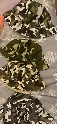 Camouflage Bucket Hat • £2.50