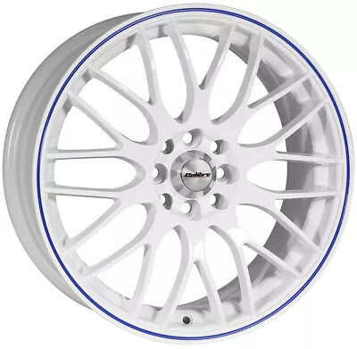 Alloy Wheels 17  Calibre Motion White For Daewoo Racer II 95-97 • $756.69