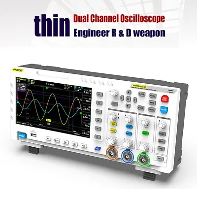 FNIRSI-1014D 7  LCD 2 Channel Signal Generator Digital Storage Oscilloscope100Mh • $150.60