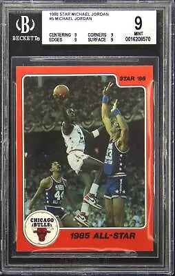 1986 Star Michael Jordan #5 Michael Jordan - 1985 All-Star BGS 9 • $1099