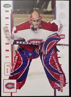 2003 - 2004 Parkhurst Mathieu Garon Original Six Canadiens #22 Hockey Card • $1.92