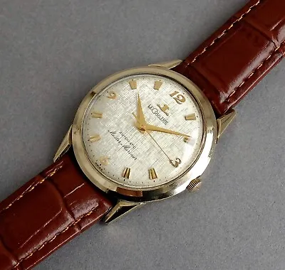 £1250 • Buy JAEGER LECOULTRE MASTER MARINER Automatic 10K Gold Filled Vintage Watch 1960