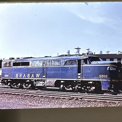 Wabash Railroad Alco 1052 Kodachrome Kodak 35mm Railroad Slide • $4