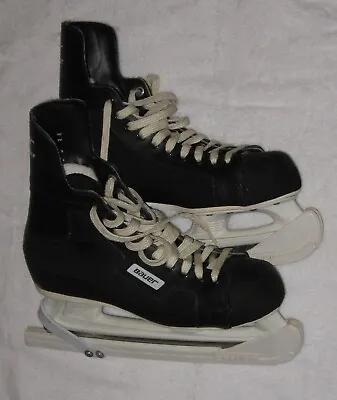 Vintage BAUER Challenger Men's Size 10 Ice Hockey Skates - Excellent Condition • $39.99