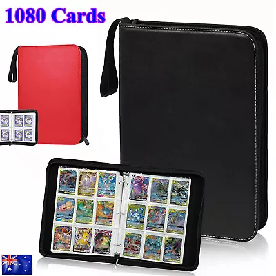 1080 Pockets Cards Holder Storage Bag 1080 Card Holder Capacity Album Collector • $25.95