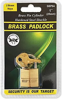 Solid Brass Mini Padlock With 2 Keys • $7.59
