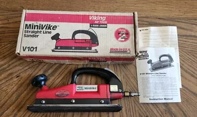 MiniVike Single Piston Straight Line Sander V101 Viking Air Tools Black & Decker • $150