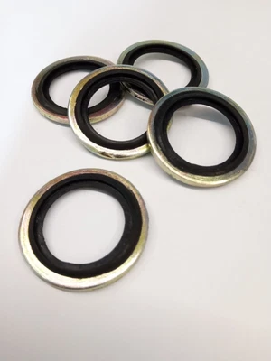 £2.50 • Buy Qty 5 Off 1  Inch BSP Dowty Seal Bonded Washers Oil Water Fuel O-Ring