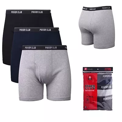 Upgrade Your Underwear Drawer: Men's 6 Pack Cotton Boxer Briefs POWER Club USA • $21.38