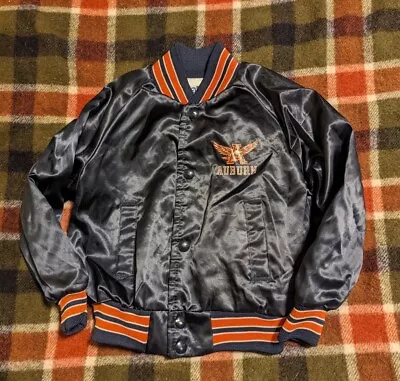 Auburn Tigers Kids S Jacket Navy Blue Orange VINTAGE 80s CHALK LINE • $39.88