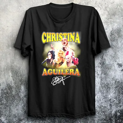 $21.59 • Buy Hot Christina Aguilera T-Shirt Hot Black S-234XL Tee THAEB01824