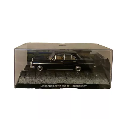 James Bond 007 Mercedes-Benz 250SE Octopussy Toy Car Model Collectible With Case • £11.99