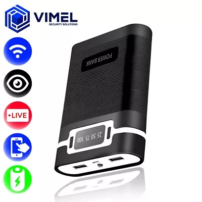 Wireless Spy Camera Power Bank WIFI Hidden Video Recorder 1080P Portable • $155