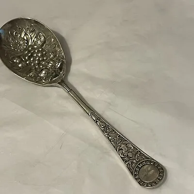 Beautiful Antique Silver Plated Berry Spoon Victorian EPNS  Serving Spoon • $16.02