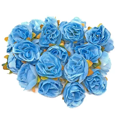 Rose Bud Decorative Synthetic Flowers (Faux Silk) In 30 Colours - Mini Rose Buds • £72.58