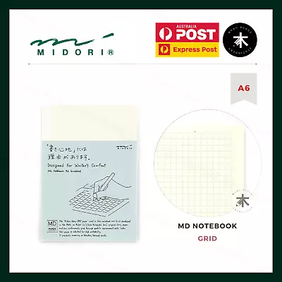 Midori - MD Notebook - A6 - 5mm Grid • $17.50